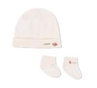 Chloe - Coffret De Naissance Bonnet Et Doudou - Craie - Fille - 1 Mois