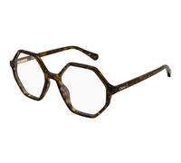 Chloé Enfant Chloé CC0005O 008 Montures optiques enfant Acétate La Havane Transparent Géométrique