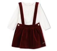 Chloe - Ensemble Robe Et Tee-shirt - Rubis Velvet - Fille - 9 Mois