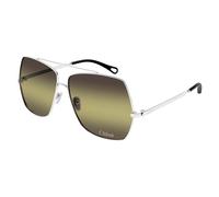 Chloé, Femme, Accessoires, Gris, Taille: 62 MM Lunettes de soleil
