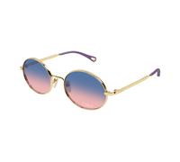 Chloé, Femme, Accessoires, Jaune, Taille: 55 MM Ch0326S 003 Lunettes de soleil