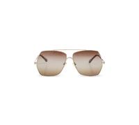 Chloé Femme Chloé CH0278S 001 Lunettes de soleil Métal Or Marron Carré