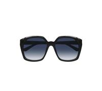 Chloé, Femme, Accessoires, Noir, Taille: 57 MM Lunettes de Soleil en Soie & Nylon Noires
