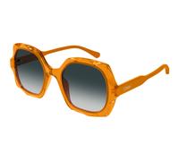 Chloé Femme CH0226S 004 Lunettes de soleil Acétate Orange Gris Carré