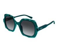 Chloé Femme CH0226S 008 Lunettes de soleil Acétate Vert Gris Carré