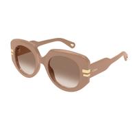 Chloé Femme CH0257S 005 Lunettes de soleil Acétate Rose Marron Carré