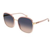 Chloé Femme Chloé CH0031S 009 Lunettes de soleil Bio-inject Orange Multicolore Carré Ombré
