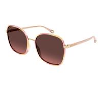 Chloé Femme Chloé CH0031S 014 Lunettes de soleil Bio-inject Havane Rouge Carré