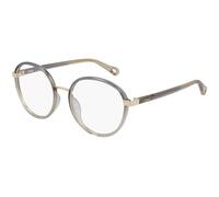 Chloé Femme Chloé CH0033O 002 Montures optiques Injecté Gris Transparent Ronde
