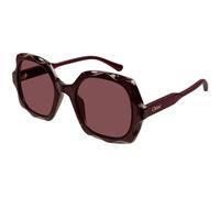 Chloé Femme Chloé CH0226S 002 Lunettes de soleil Acétate Violet Violet Carré
