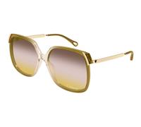 Chloé Femme Chloé CH0286S 008 Lunettes de soleil Acétate Beige Rose Carré
