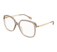 Chloé, unisex, Accessoires, Gris, Taille: 56 MM Monture optique carrée surdimensionnée