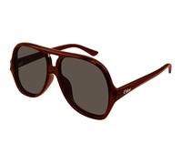 Chloé Femme Chloé CH0289S 002 Lunettes de soleil Acétate Marron Marron Pilote