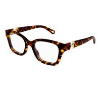 Chloé Femme Chloé CH0305O 006 Montures optiques Acétate Havane Transparent Carré