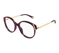 Chloé Femme Chloé CH0328O 010 Montures optiques Acétate Violet Transparent Ronde