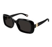 Chloé Femme Chloé CH0333S 001 Lunettes de soleil Acétate Noir Gris Carré
