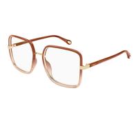 Chloé - Square Optical Frame - unisex - Accessoires - Brun - Taille: 55 MM