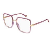 Chloé - Geometric Eyeglasses - Femme - Accessoires - Violet - Taille: 55 MM