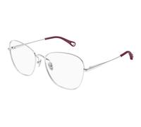 Chloé Femme Chloé CH0344O 001 Montures optiques Métal Argent Transparent Cat Eye