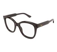 Chloé Femme Chloé CH0378O 001 Montures optiques Acétate Gris Transparent Carré