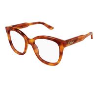 Chloé Femme Chloé CH0378O 002 Montures optiques Acétate La Havane Transparent Carré