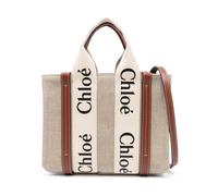 Chloé, Femme, Sacs, Brun, Taille: ONE Size Sac Fourre-Tout Petit Woody Marron