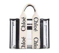 Chloé, Femme, Sacs, Noir, Taille: ONE Size Petit sac cabas Woody