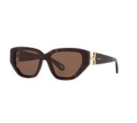 Chloé Femme Sunglass CH0235S - Couleur du Monture: Écaille, Couleur de Lentille: Brun
