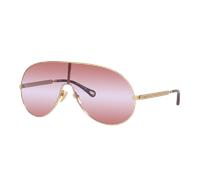 Chloé Femme Sunglass CH0283S - Couleur du Monture: Or, Couleur de Lentille: Dégradé Rouge