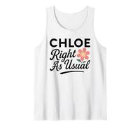 Chloe Flower s'appelle comme d'habitude mère-épouse Petite Amie Débardeur