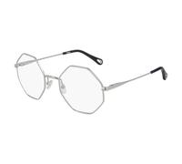 Chloé - Geometric Frame Lunettes - unisex - Accessoires - Gris - Taille: 53 MM