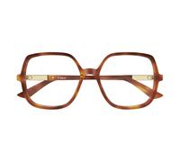 Chloé - Geometric Optical Frame - Femme - Accessoires - Brun - Taille: 54 MM