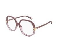Chloé - Geometric Optical Frame - Femme - Accessoires - Rose - Taille: 54 MM