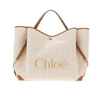 Chloé - Grand Sac Cabas Clover - Femme - Sacs - Beige - Taille: ONE Size