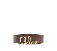 Chloé - Iconic Belt - Femme - Accessoires - Brun - Taille: L