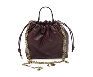 Chloé - Icons Mini Chain Shoulder Bag - Femme - Sacs - Rouge - Taille: ONE Size
