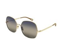 Chloé - Lunettes de soleil élégantes - Femme - Accessoires - Jaune - Taille: 60 MM