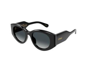 Chloé - Lunettes de soleil élégantes - Femme - Accessoires - Noir - Taille: 51 MM