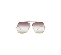 Chloé Femme Chloé CH0278S 002 Lunettes de soleil Métal Or Vert Carré