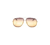 Chloé - Lunettes de soleil - Femme - Accessoires - Jaune - Taille: 62 MM