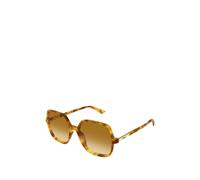 Chloé - Lunettes de soleil géométriques - Femme - Accessoires - Brun - Taille: 55 MM