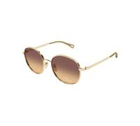 Chloé - Lunettes de soleil géométriques - Femme - Accessoires - Jaune - Taille: 55 MM