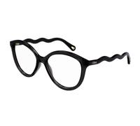 Chloé - Lunettes de soleil ovales élégantes - unisex - Accessoires - Noir - Taille: 54 MM