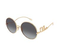 Chloé Lunettes de soleil CH0329S Femme Monture or Lentille dégradé gris 60 mm