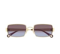 Chloé - Lunettes de soleil rectangulaires - unisex - Accessoires - Jaune - Taille: 53 MM