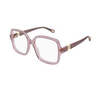 Chloé - Lunettes de vue géométriques - Femme - Accessoires - Rose - Taille: 54 MM