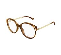 Chloé - Lunettes de vue rondes - Femme - Accessoires - Brun - Taille: 54 MM