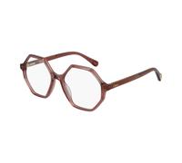Chloé - Lunettes Géométriques - unisex - Accessoires - Brun - Taille: 49 MM