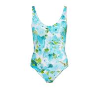 Chloé - Maillot de bain une pièce Aqua à imprimé floral - Femme - Maillots de bain - Bleu - Taille: 36 FR