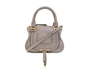 Chloé - Marcie Double Small Shoulder Bag - Femme - Sacs - Gris - Taille: ONE Size